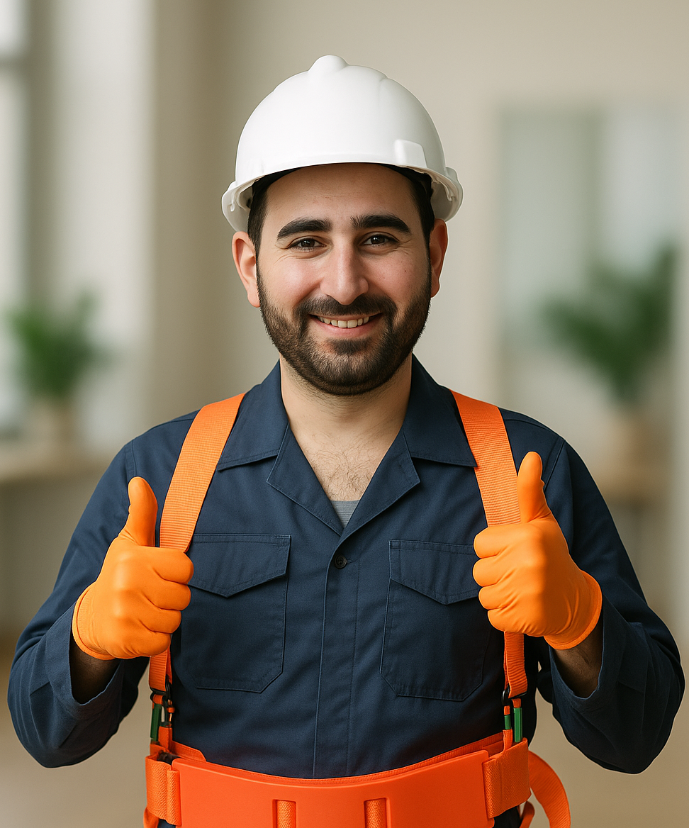 Friendly Lee's Plumbing team member ready to help